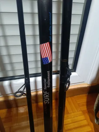 Cañas de pesca mar 2 unidades