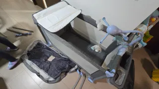 Parque Cuna Kinderkraft con Balancín y Cambiador