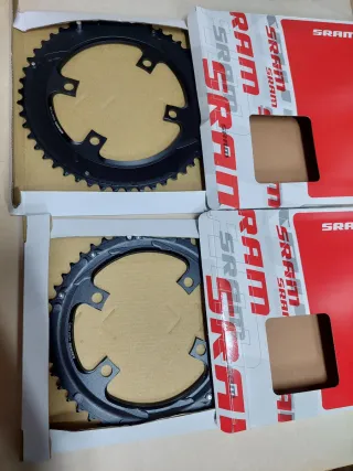 PLATOS PARA BIELAS DE BICI SRAM EN 46 Y 50 DIENTES