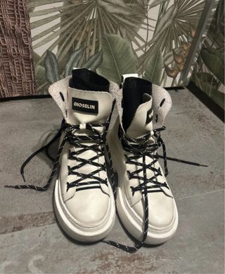 Stivaletti Gioselin n.38 bianchi