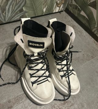 Stivaletti Gioselin n.38 bianchi