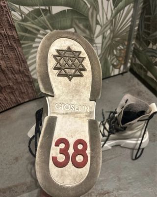 Stivaletti Gioselin n.38 bianchi