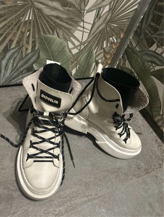 Stivaletti Gioselin n.38 bianchi