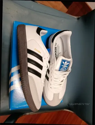 Adidas Samba OG Blancas y Negras Talla 39