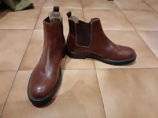 Botines Chelsea Marrones Talla 44