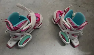 Patines de iniciación ajustable en talla para niña