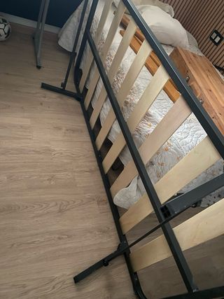 Somier de lamas de madera