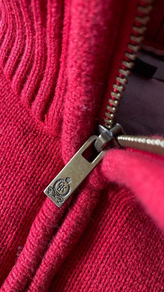 Jersey Hombre Rayas Media Cremallera