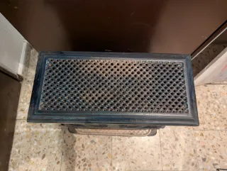 Estufa de gas hierro fundido esmaltada. Años 20