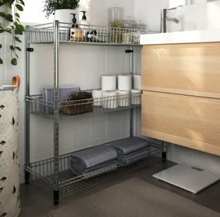 Estantería de metal como nueva.