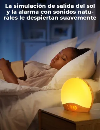 LIORQUE Despertador Luz Natural Amanecer