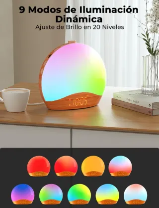 LIORQUE Despertador Luz Natural Amanecer