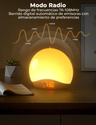 LIORQUE Despertador Luz Natural Amanecer