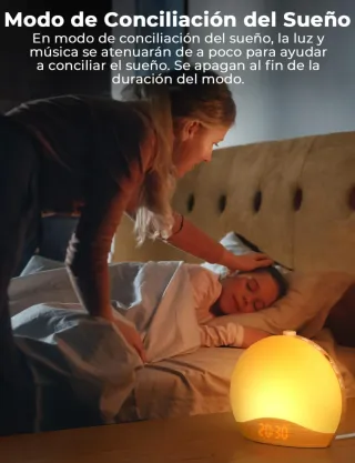 LIORQUE Despertador Luz Natural Amanecer