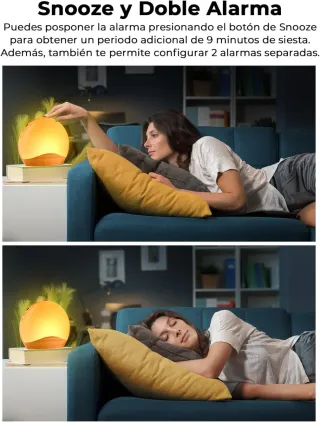 LIORQUE Despertador Luz Natural Amanecer