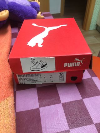 Zapatillas Puma Rickie Velc Negro Talla 22