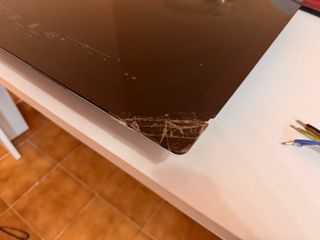 Placa inducción Whirlpool WS B4760 con desperfecto