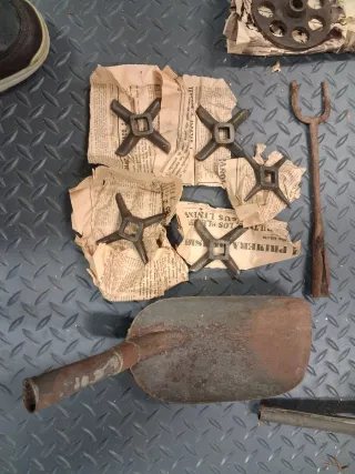 Picadora de carne 32 herramientas antiguas matanza