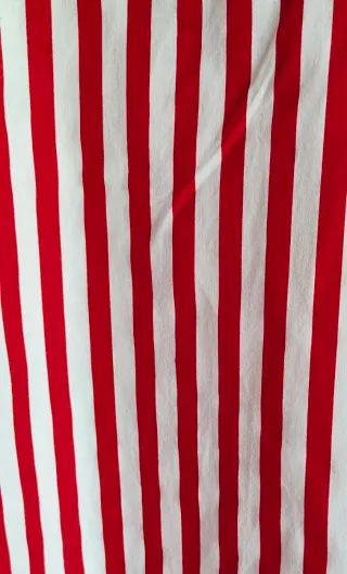 Camisa manga corta rayas rojas y blancas - Vintage