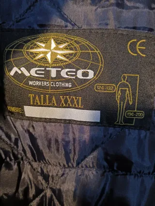 Parka de trabajo sin estrenar Talla XXXL