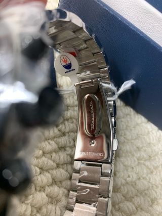 Reloj Maserati Negro y Plateado