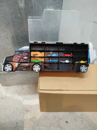 Teamsterz Tráiler Almacén con 9 Coches