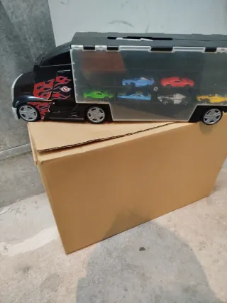 Teamsterz Tráiler Almacén con 9 Coches