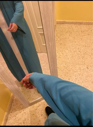 Kimono azul turquesa talla única