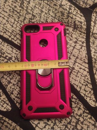 Funda protectora híbrida doble capa roja