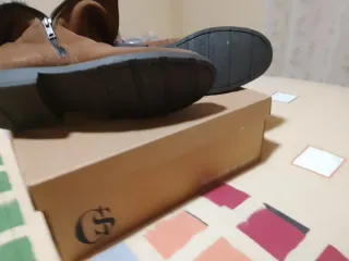 Botines marrones con pelo