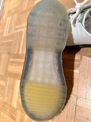 Dr. Martens 1461 Zapatos Blancos Suela Translúcida