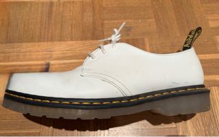 Dr. Martens 1461 Zapatos Blancos Suela Translúcida