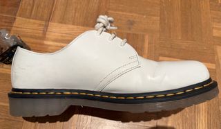 Dr. Martens 1461 Zapatos Blancos Suela Translúcida