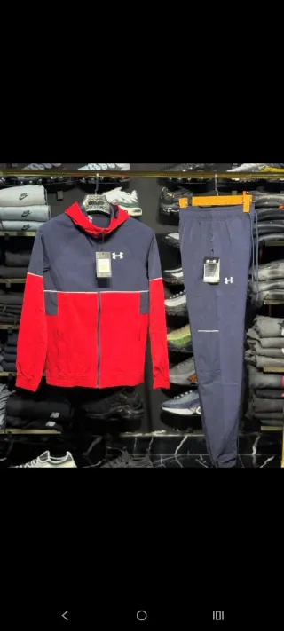 Chándal Under Armour azul y negro todas las tallas