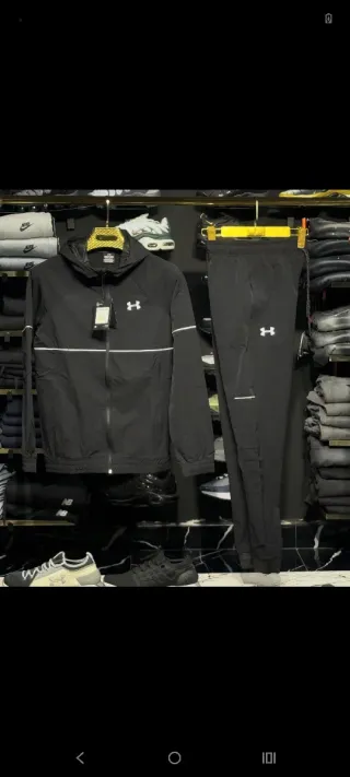 Chándal Under Armour azul y negro todas las tallas