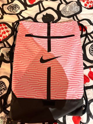 Gymsack Nike Rosa con Cremallera
