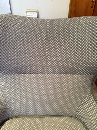 Butaca de salón tela gris
