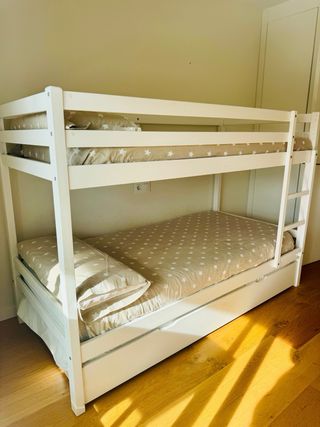 Litera cama nido + 2 colchon Chester (Banak Kivu)