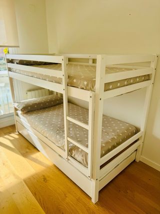 Litera cama nido + 2 colchon Chester (Banak Kivu)