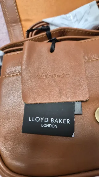 Bolso de cuero marrón Lloyd Baker