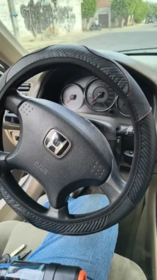 Funda Volante Coche Carbono y Piel