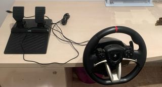Volante de conduccion realista compatible con todo