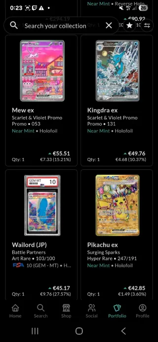 Colección cartas Pokémon CONSULTAR PRECIOS PRIVADO