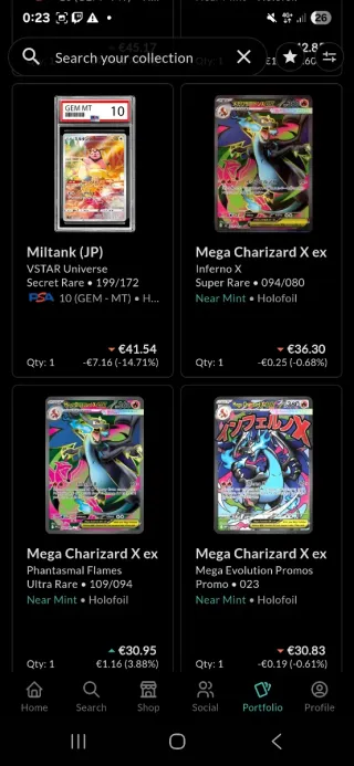 Colección cartas Pokémon CONSULTAR PRECIOS PRIVADO