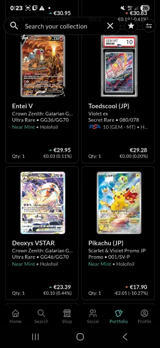 Colección cartas Pokémon CONSULTAR PRECIOS PRIVADO