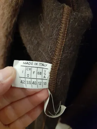 Cappotto Cappa con Stola Marrone