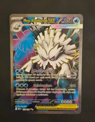 Mega Abomasnow EX 157/132 meg it