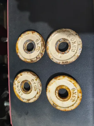 Discos de gimnasio 0.5kg (4 unidades)