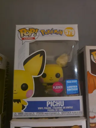 Funko Pop Pichu Flocked Pokémon 579