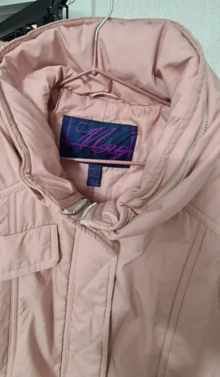 Chaqueta Mango rosa pastel talla S